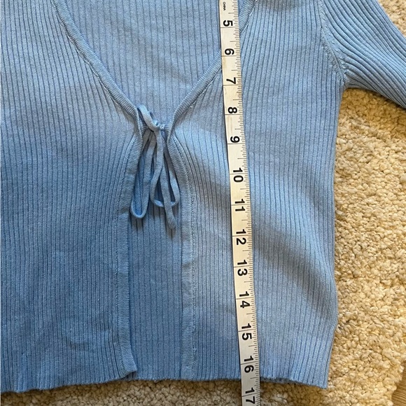 Princess Polly 2 Piece Set - Tie Front Cardigan & Tube Top - NWOT! - Picture 9 of 10